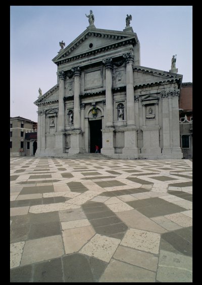 Fasada kościoła z lat 1564-80, fasada z lat 1607-11 autorstwa Andrea Palladio