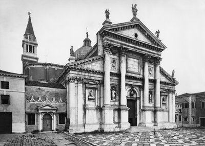 Widok fasady kościoła, 1566-80 autorstwa Andrea Palladio