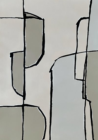 Neutralne abstrakcyjne kształty autorstwa Andrea Reichhart