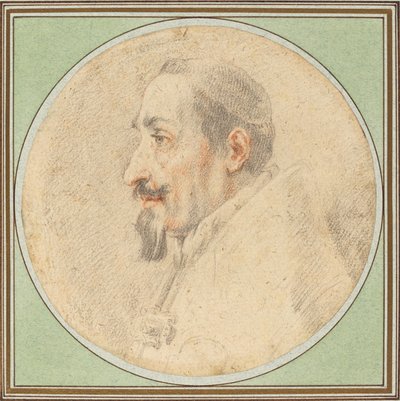 Rysunek papieża Aleksandra VII autorstwa Andrea Sacchi