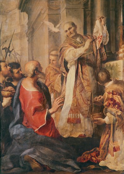 Św. Grzegorz Wielki (ok. 540-604) autorstwa Andrea Sacchi