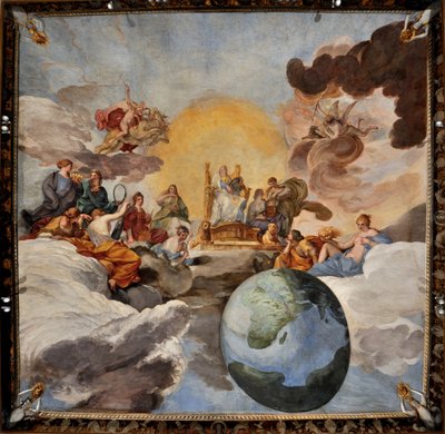 Triumf Mądrości Bożej, 1629-1631. autorstwa Andrea Sacchi