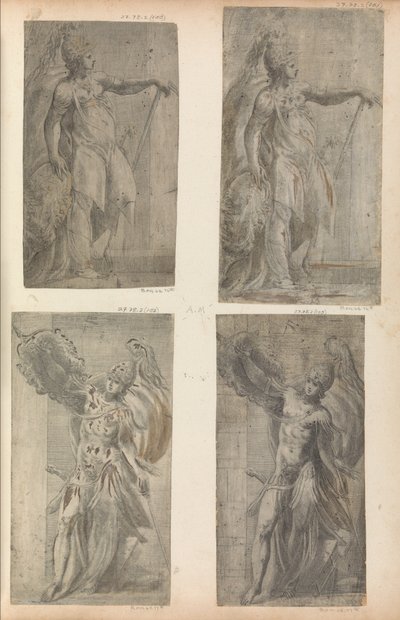 Bellona, ​​ca. 1546-52. autorstwa Andrea Schiavone