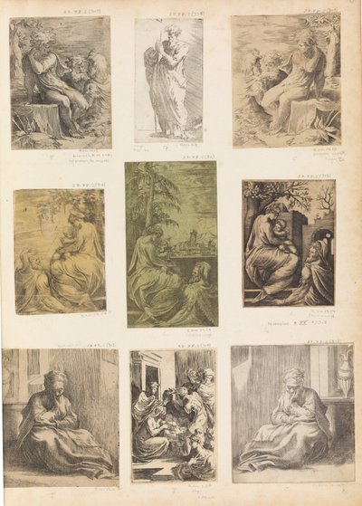 Święta Rodzina, ca. 1538-42 . autorstwa Andrea Schiavone
