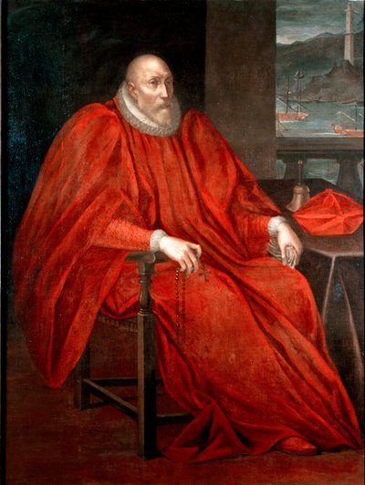 Portret Simone Spinoli (1522-1569, Doge of Gens między 1567 a 1569) Obraz Andrea Semino (1526-1594) 1568-1569 Nd. 128x170 cm Kolekcja prywatna autorstwa Andrea Semino