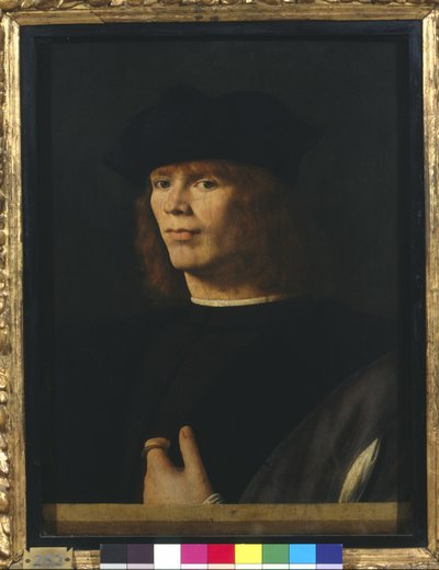 Portret młodego mężczyzny autorstwa Andrea Solario