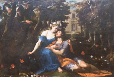 Rinaldo i Armida, Andrea Vaccaro (olej na płótnie) autorstwa Andrea Vaccaro