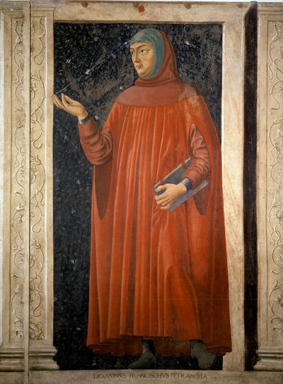 Portret Francesco Petrarca autorstwa Andrea del Castagno