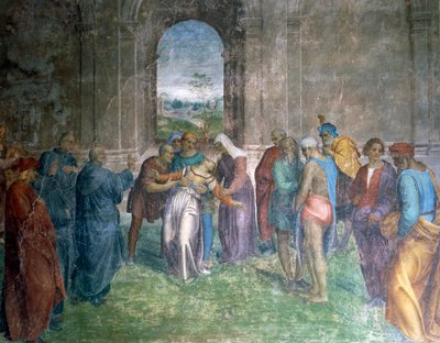 Uzdrowienie opętanej kobiety — Andrea del Sarto autorstwa Andrea del Sarto