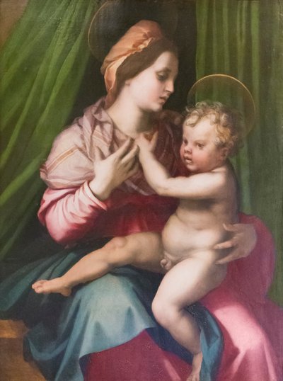 Madonna z Dzieciątkiem autorstwa Andrea del Sarto