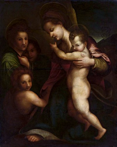 Madonna z Dzieciątkiem Jezus i św. Janem autorstwa Andrea del Sarto