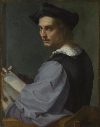 Portret młodzieńca, ok. 1518 autorstwa Andrea del Sarto