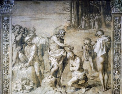 Święty Jan chrzci tłumy autorstwa Andrea del Sarto