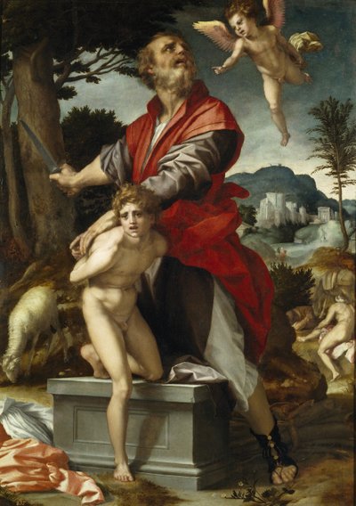 Ofiara Izaaka autorstwa Andrea del Sarto