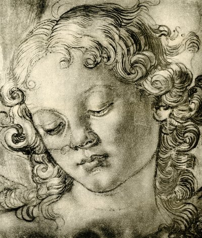 Głowa anioła autorstwa Andrea del Verrocchio