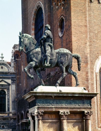 Pomnik konny Condottiere Colleoni autorstwa Andrea del Verrocchio autorstwa Andrea del Verrocchio