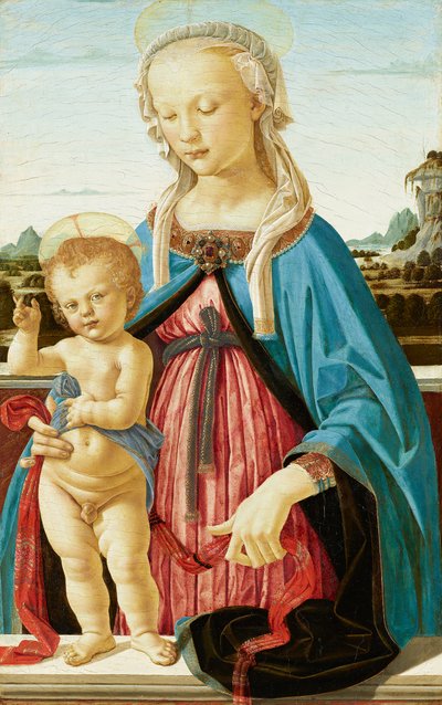 Matka Boska z Dzieciątkiem autorstwa Andrea del Verrocchio