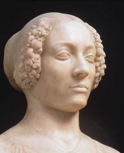 Kobieta z bukietem, ok.1475-80 marmurowy detal 434102 autorstwa Andrea del Verrocchio