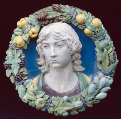 Kierownik Młodzieży (emaliowana terakota) autorstwa Andrea Della Robbia