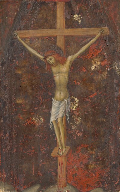 Chrystus na krzyżu [rewers] autorstwa Andrea di Bartolo