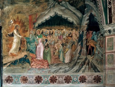 Abstieg Christi in den Limbus. ok. 1367-1369 autorstwa Andrea di Bonaiuto