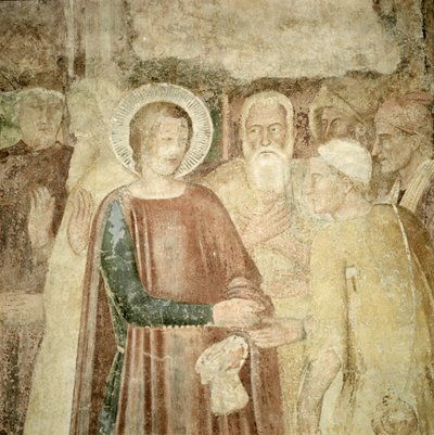 Fragment św. Ranieri w Ziemi Świętej, połowa XIV wieku autorstwa Andrea di Bonaiuto