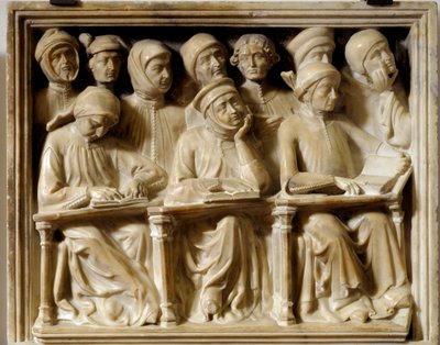 Łuk grobowy Bartolomeo da Saliceto: studenci uczestniczący w kursie (rzeźba) autorstwa Andrea di Piero Ferrucci
