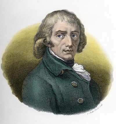 Portret Giuseppe Pariniego (1729-1799), grawerowanie według rysunku Andrei Appiani (1754-1817) autorstwa Andrea the Elder (after) Appiani