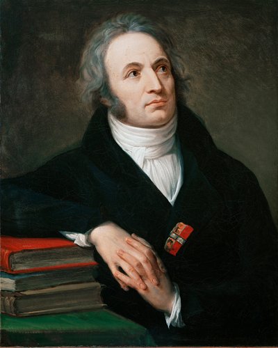 Portret poety Vincenzo Montiego (1754-1828) Obraz Andrea Appiani (1754-1817) 1809 Narodowa Galeria Sztuki Współczesnej, Rzym autorstwa Andrea the Elder Appiani