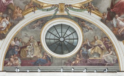 Św. Ambroży i Św. Grzegorz Wielki, 1792-95 autorstwa Andrea the Elder Appiani
