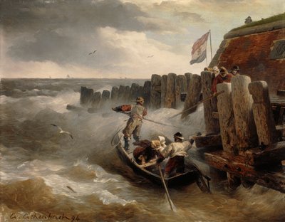 Pejzaż morski, 1894 r autorstwa Andreas Achenbach