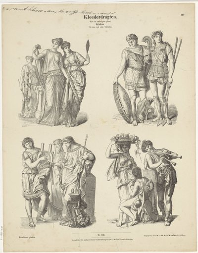 Odzież / Dwudziesty czwarty rekord. / Grecy. / Od czasów przed Chrystusem (tytuł na przedmiocie) Płyty Munchener (tytuł serii na obiekcie) autorstwa Andreas C. Müller