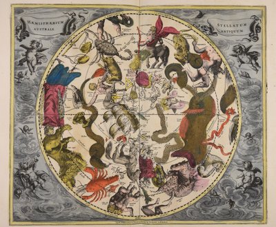 Haemisphaerium stellatum australe antiquum autorstwa Andreas Cellarius