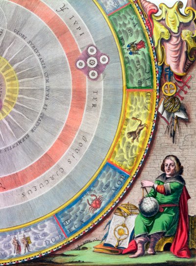 Mikołaj Kopernik, polski astronom, 1660-1661 autorstwa Andreas Cellarius