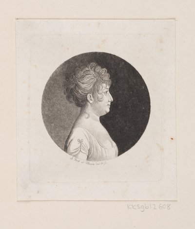 Nieznany portret kobiety autorstwa Andreas Flint