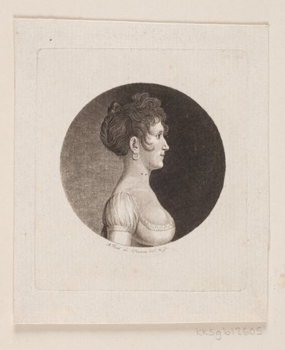 Nieznany portret kobiety autorstwa Andreas Flint