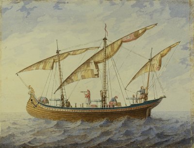 Scenografia do baletu Korsarz A. Adama, 1863 autorstwa Andreas Leonhard Roller