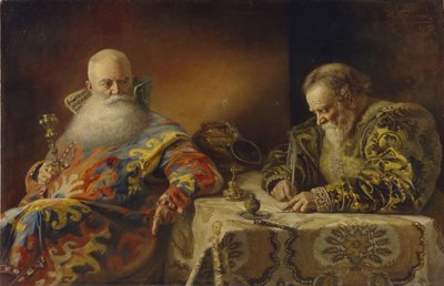 Napisano edykt, 1890 autorstwa Andrei Andreevich Karelin