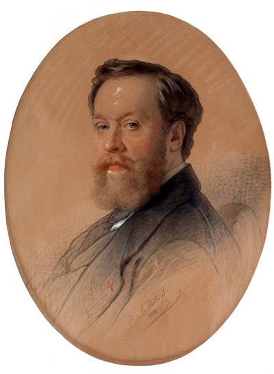 Portret marszałka szlachty V.Y. Tulinow, 1868. autorstwa Andrei Belloli
