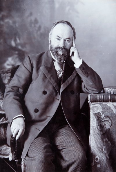 Piotr Szczukin, rosyjski kolekcjoner sztuki, ok. 1890-c1900 autorstwa Andrei Osipovich Karelin
