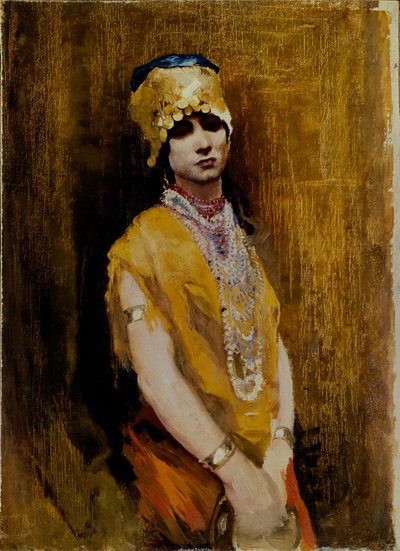 Tancerka, koniec XIX wieku. autorstwa Andrei Petrovich Ryabushkin