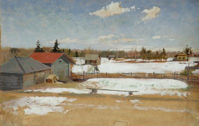 Posiadłość Tumieniewa, ok. 1890-95 r. autorstwa Andrei Petrovich Ryabushkin