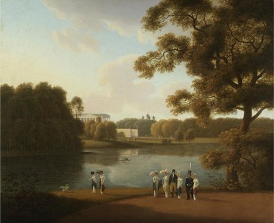 Widok Galerii Cameron w Carskim Siole, 1815 autorstwa Andrei Yefimovich Martynov