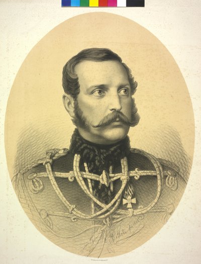 Cesarz Rosji Aleksander II autorstwa Andrej Franzowitsch Belloli