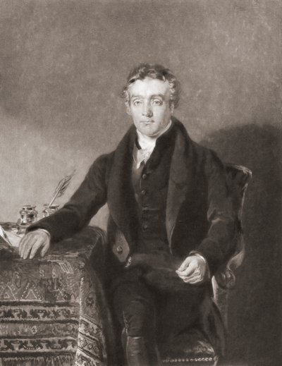 Thomasa Chalmersa. Portret. (wydrukować) autorstwa Andrew (after) Geddes