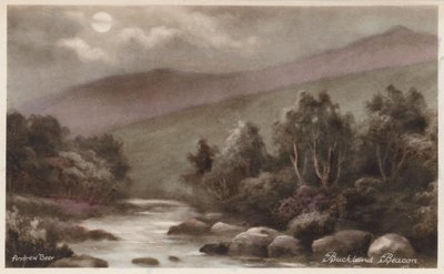 Dartmoor: Buckland Beacon (zdjęcie kolorowe) autorstwa Andrew Beer