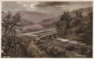 Dartmoor: Dartmeet (zdjęcie kolorowe) autorstwa Andrew Beer