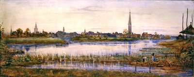 Rostock (akwarela na papierze) autorstwa Andrew Brown Donaldson