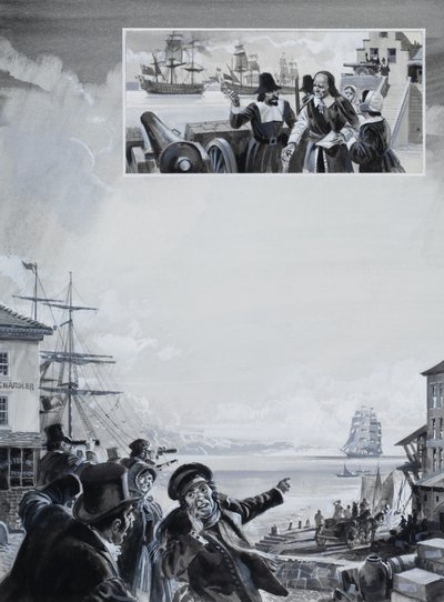 Scena w porcie autorstwa Andrew Howat