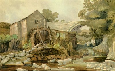 „Most Młyński i Wodospad”, początek XIX w., 1947 r. autorstwa Andrew Hunt